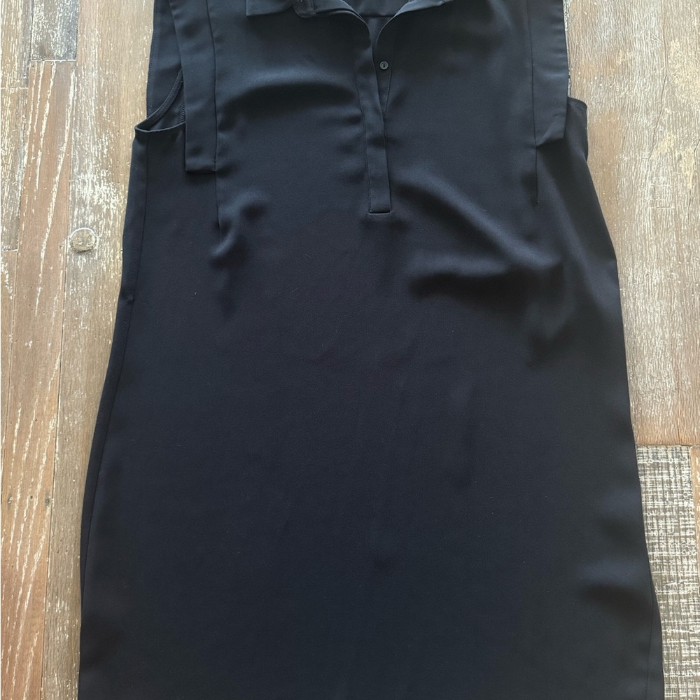 Mango Black Sleeveless Shift Dress